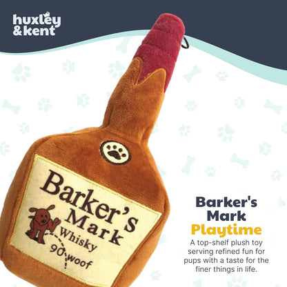 Funny Dog Toy W/Squeaker – Power Plush Squeaky Dog Toys for Small, Medium & Large Dogs – Soft Stuffed Animal for Indoor Play & Fetch - Barker'S Mark, Large